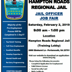 Hampton Roads Regional Jail Job Fair!